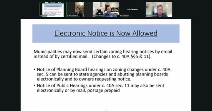 From the Zoning Board